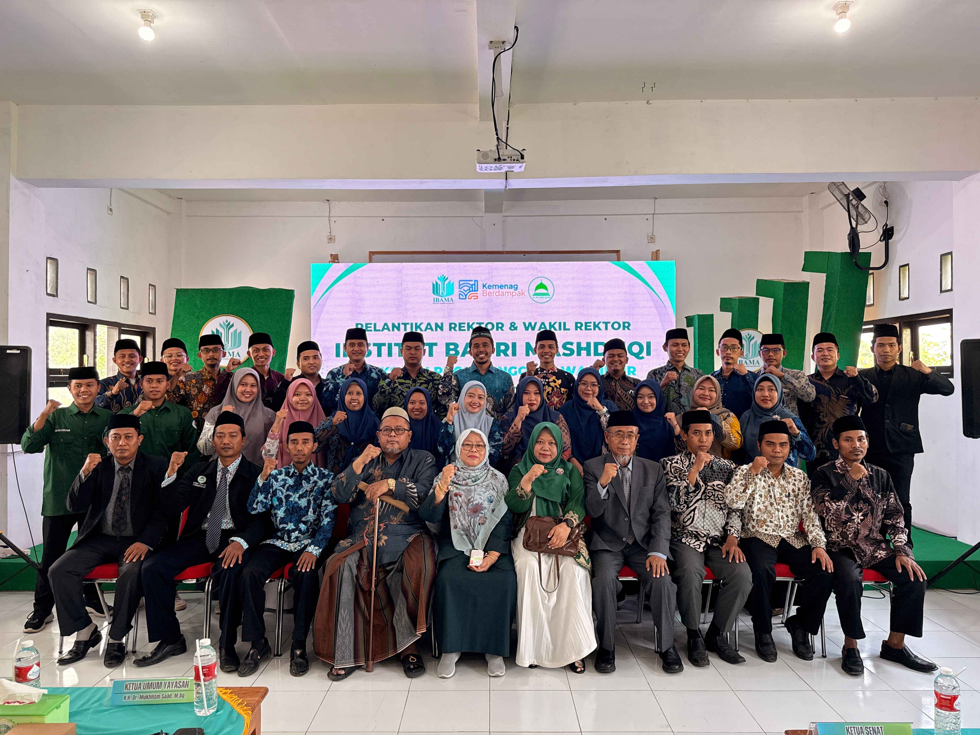 PELANTIKAN REKTOR DAN WAKIL REKTOR INSTITUT BADRI MASHDUQI PERIODE 2026–2030 Momentum Estafet Kepemimpinan Menuju IBAMA yang Unggul, Berkarakter, dan Berdaya Saing Global