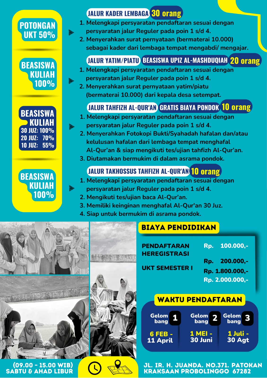 PENERIMAAN MAHASISWA BARU STEBI BAMA PROBOLINGGO TAHUN AKADEMIK 2022/2023
