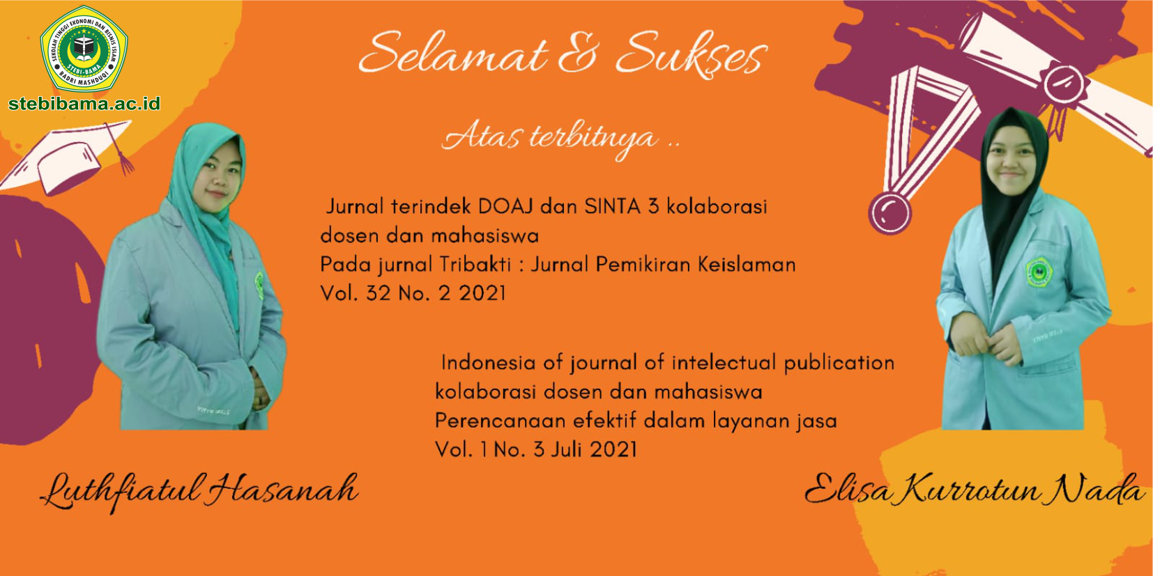 “KREATIF DIMASA PANDEMI, MAHASISWI STEBI BAMA TERBITKAN DUA ARTIKEL SEKALIGUS”